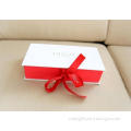 Paper Gift Packing Box with Ribbon Closure for Wallet